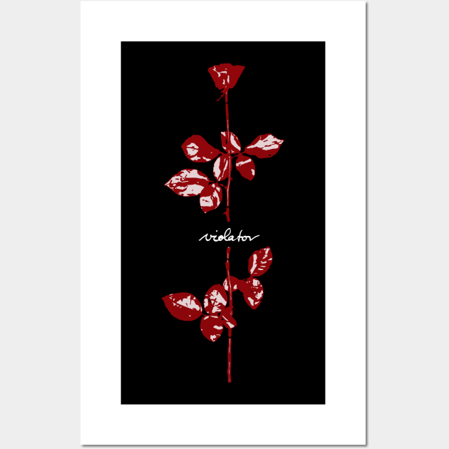 Violator Red Wall Art by GermanStreetwear